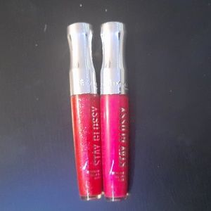 Stay glossy bundle of two lip glosses one pink one red